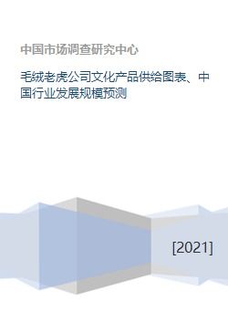 毛绒老虎公司文化产品供给图表 中国行业发展规模预测